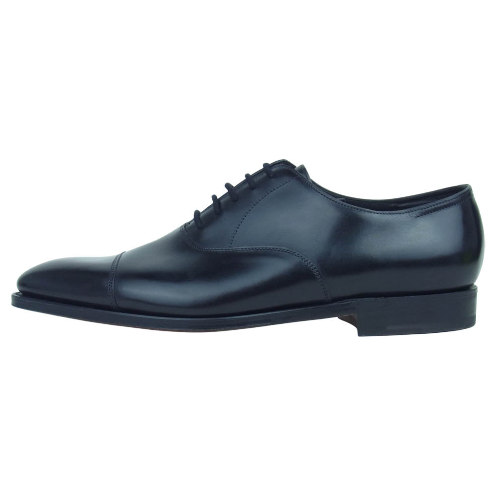 John Lobb ジョンロブ CITY2 SINGLE LEATHER シティ 2 レザー シューズ 8 1/2 ブラック系  8.5【新古品】【未使用】【中古】