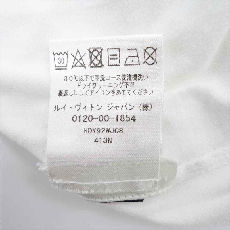 Supreme シュプリーム 17AW × LOUISVUITTON LV Box Logo Tee ルイヴィトン ボックスロゴ 半袖 Tシャツ  ホワイト系 L【中古】