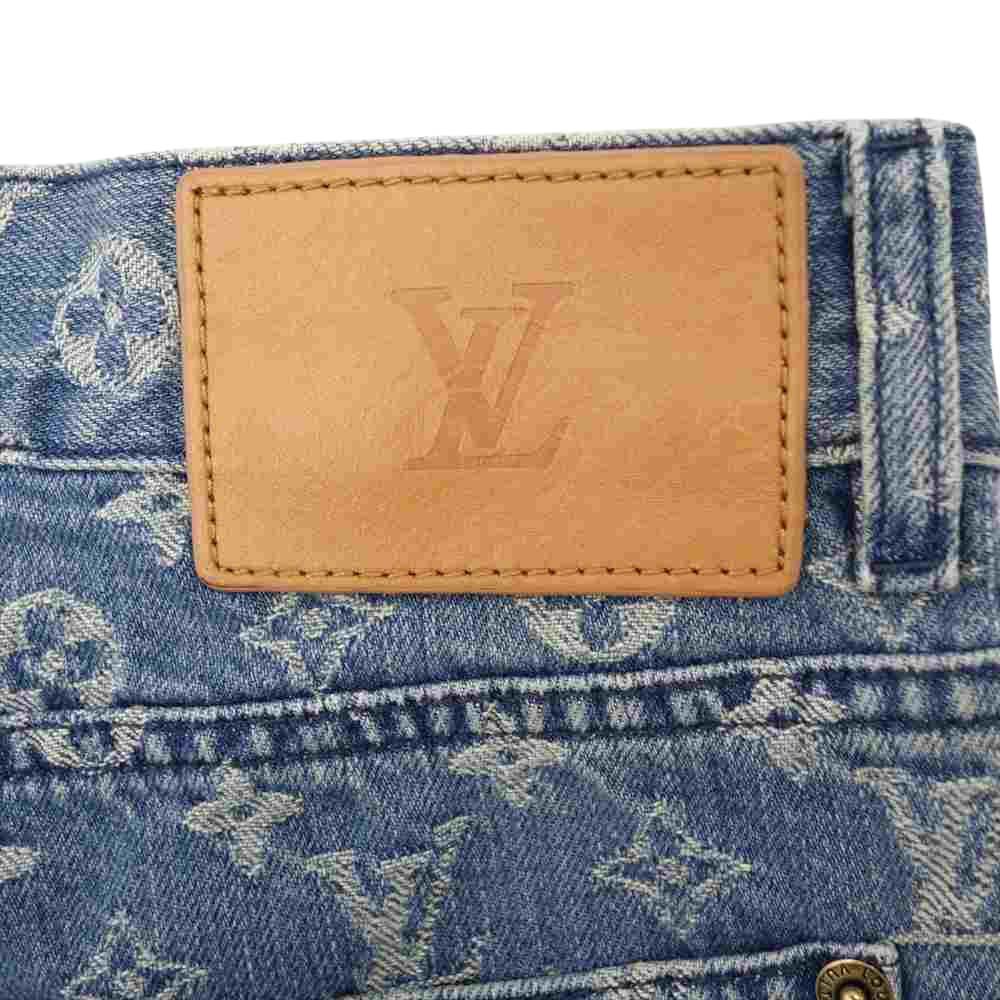 Supreme シュプリーム 17AW × LOUISVUITTON LV Monogram Regular Jeans