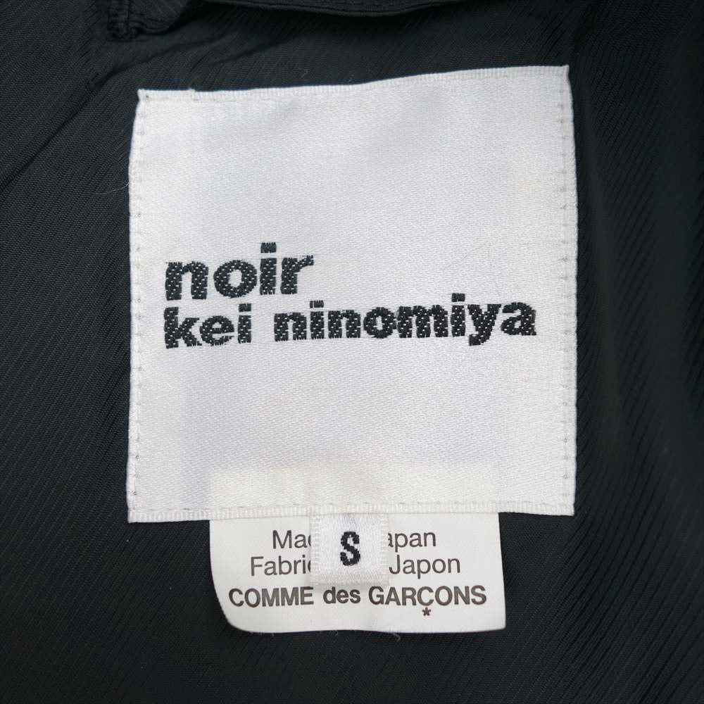 COMME des GARCONS コムデギャルソン noir kei ninomiya ノワールケイニノミヤ 3B-J026 AD2018 再構築  ドッキング MA-1 Aライン ボンバージャケット ブラック系 S【中古】