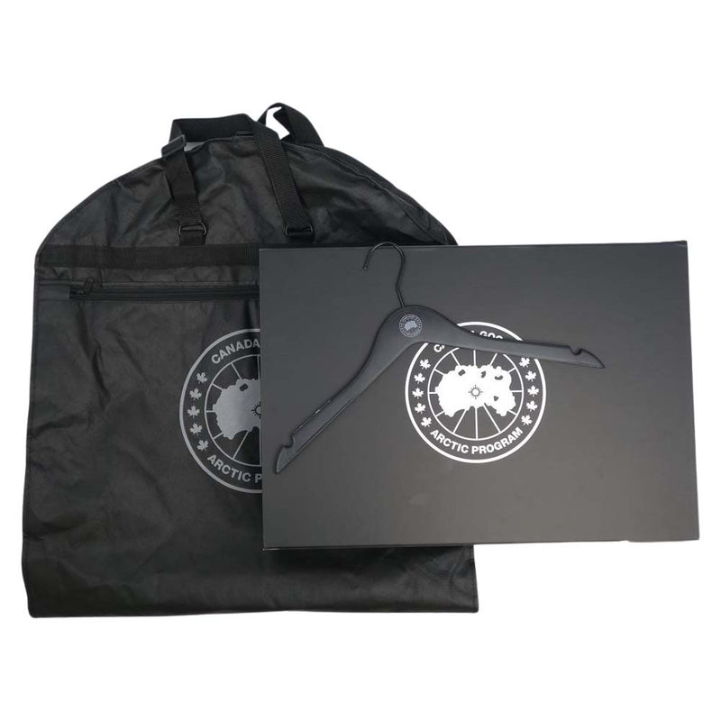 CANADA GOOSE カナダグース 2580LB BLACK LABEL ROSSCLAIR ブラックレーベル ロスクレア ファー付き ダウン  コート 2XS【美品】【中古】