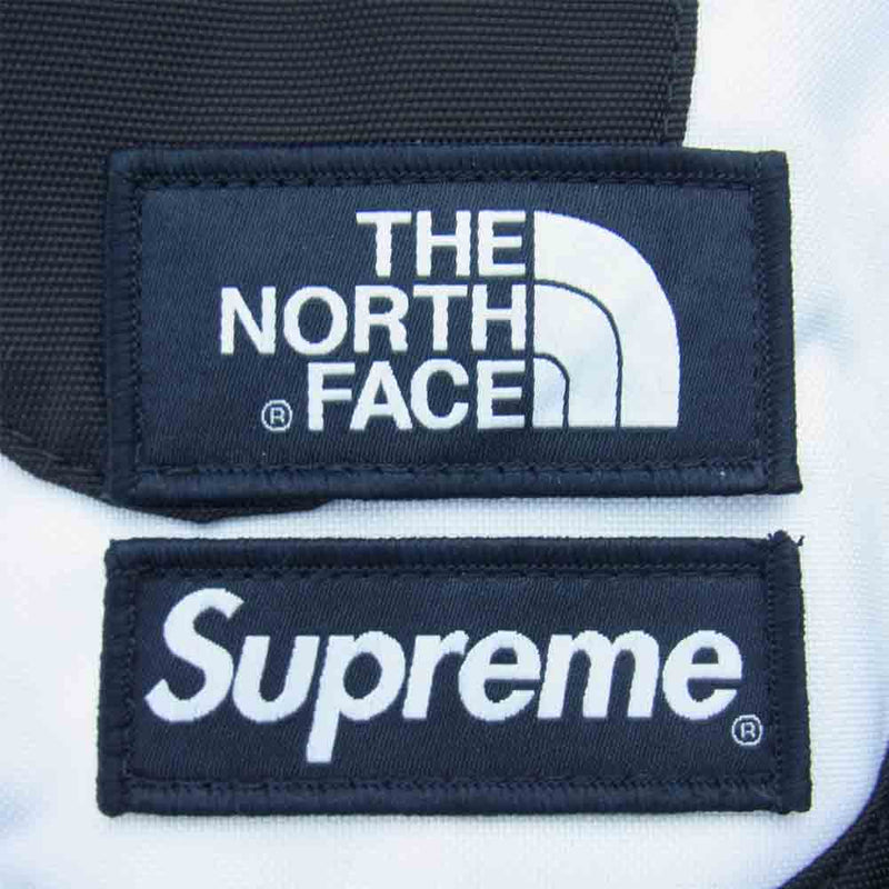 Supreme シュプリーム 20AW × ノースフェイス The North Face S Logo Expedition Backpack S  ロゴ エクスペディション バックパック ブラック系 ホワイト系【極上美品】【中古】