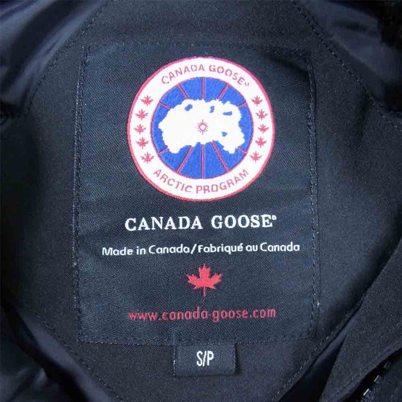 CANADA GOOSE カナダグース 2603JL R 国内正規 グリフィン BRONTE PARKA ブロンテ パーカ ダウン ジャケット  ブラック系 S【中古】