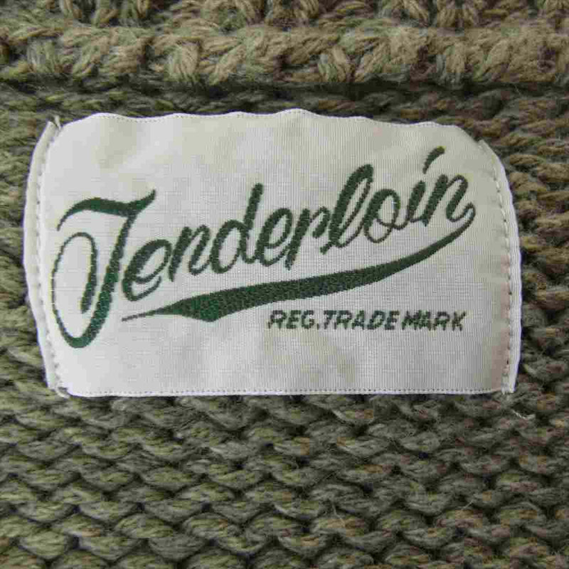 緑林シリーズ TENDERLOIN テンダーロイン Vネック コットンセーター