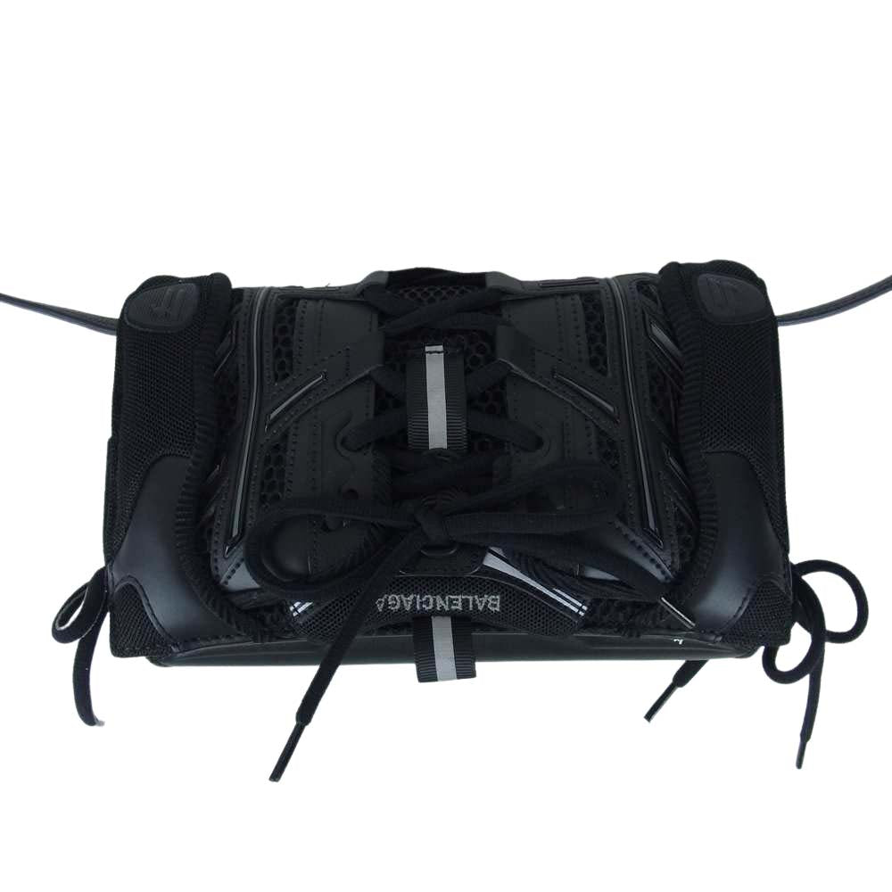 BALENCIAGA バレンシアガ 21AW 651727 Sneakerhead Phone Holder スニーカーヘッド ショルダー バッグ  ブラック系【美品】【中古】