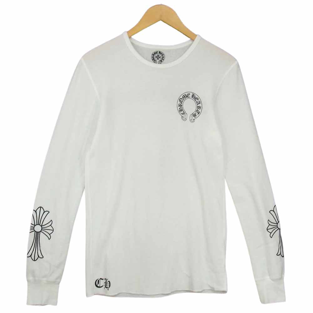 CHROME HEARTS セメタリー クロス サーマル ロンT Tシャツ-