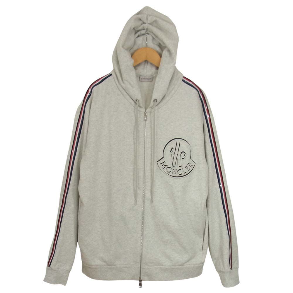 ダイゾー ナチュラル MONCLER モンクレール グレー ジップパーカー