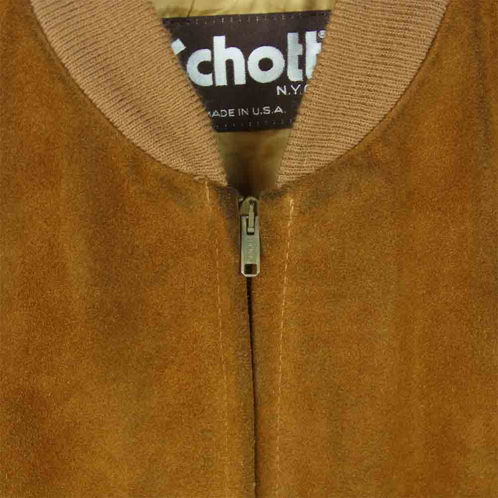 します schott 40 ブラウン 本革の通販 by chachachagarage shop