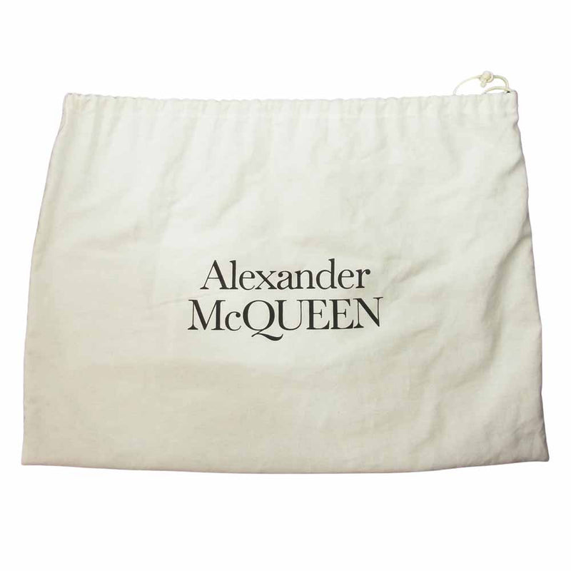 Alexander Mcqueen アレキサンダーマックイーン Harnes Bum Bag ロゴペイント ボディバッグ ブラック系 中古 ブランド古着 Life