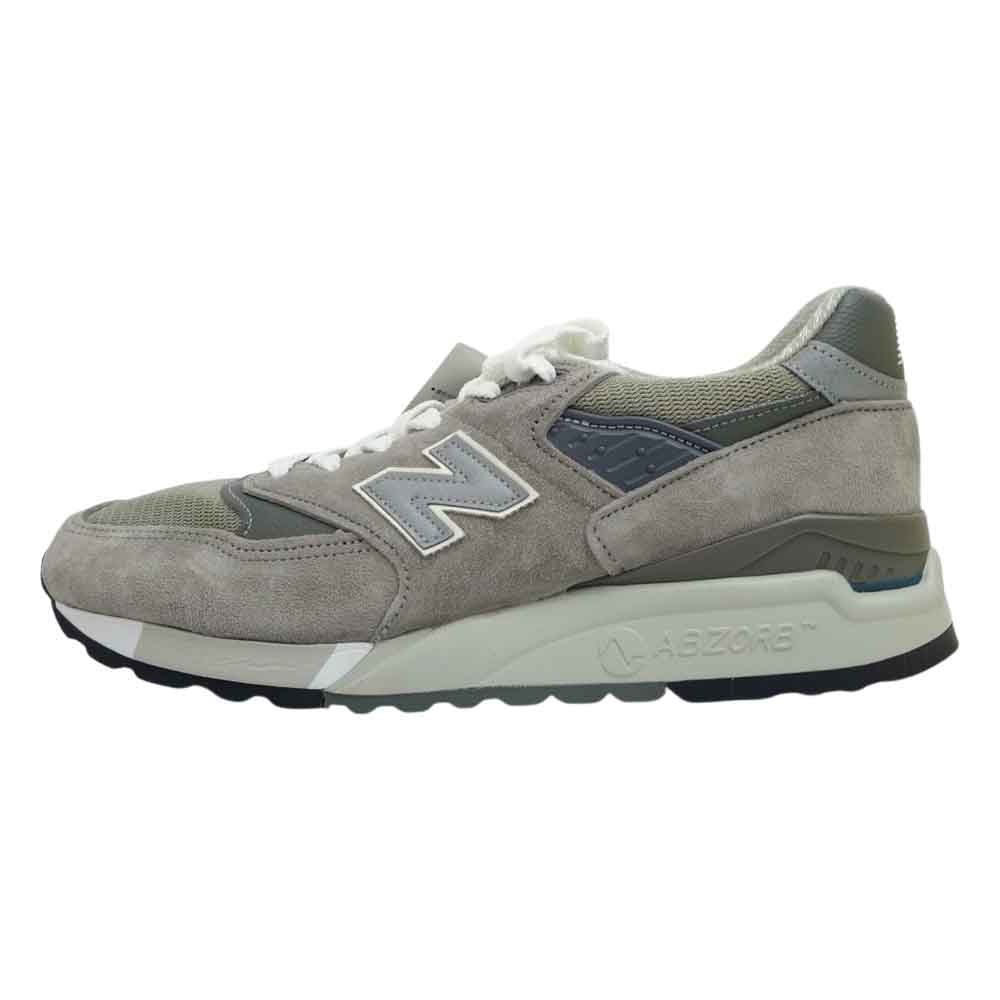 NEW BALANCE ニューバランス M998 USA製 GREY スエード スニーカー