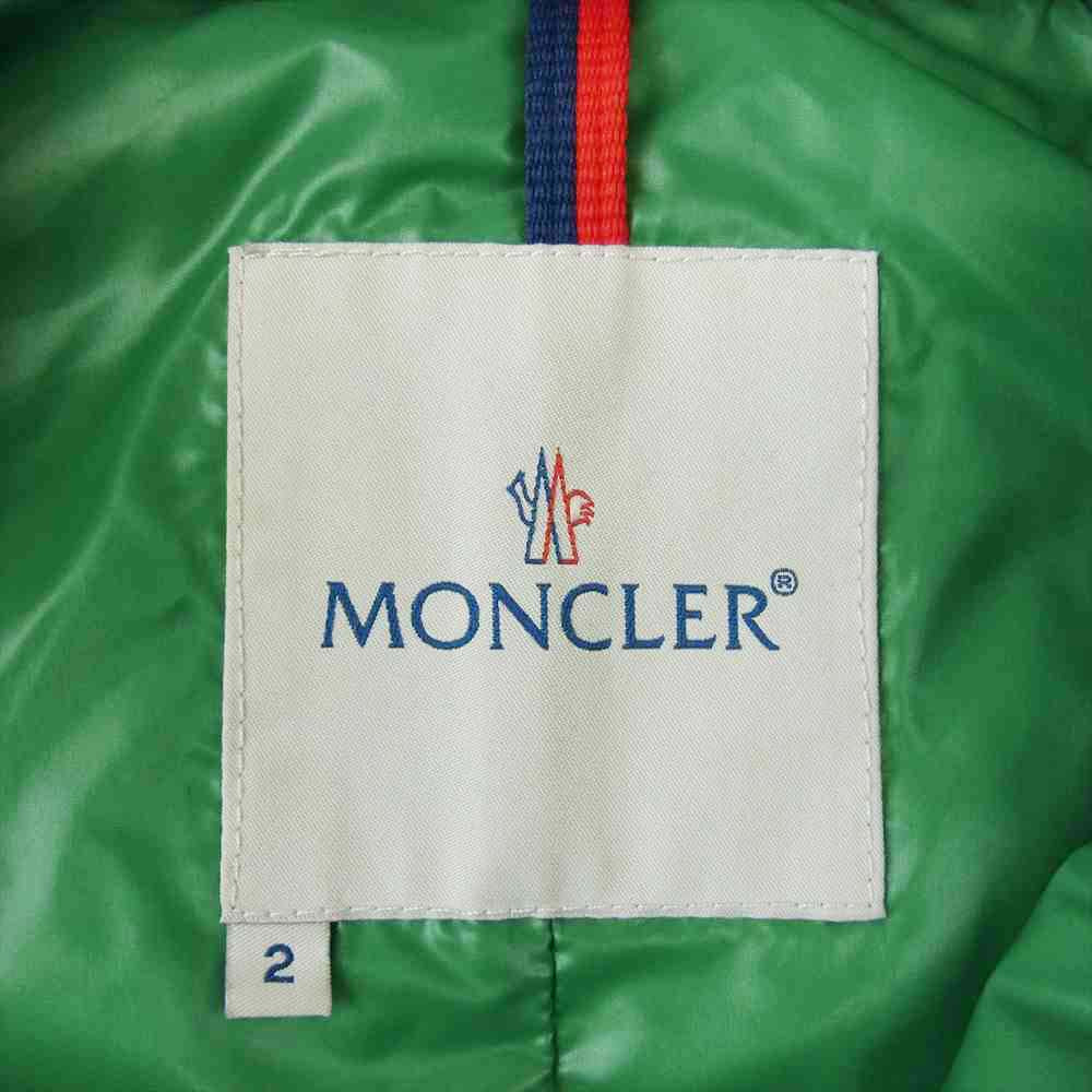 MONCLER モンクレール 48342/50/68950 国内正規品 GHANA ガーナ ダウン ベスト グリーン系 2【中古】