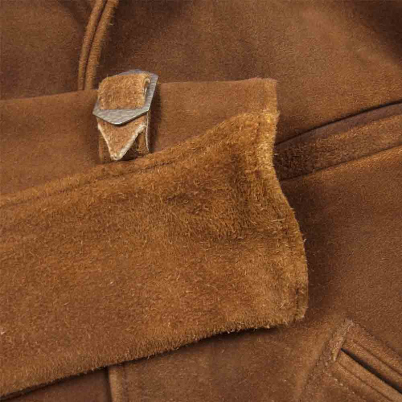 TENDERLOIN テンダーロイン T-DEERSKIN ディアスキン レザージャケット ブラウン系 S【中古】