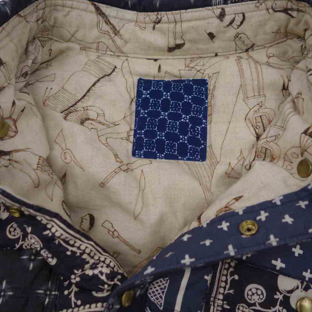 VISVIM ビズビム 0219905013017 KERCHIEF DOWN JKT バンダナ カーチフダウン ジャケット ICT限定  3【極上美品】【中古】