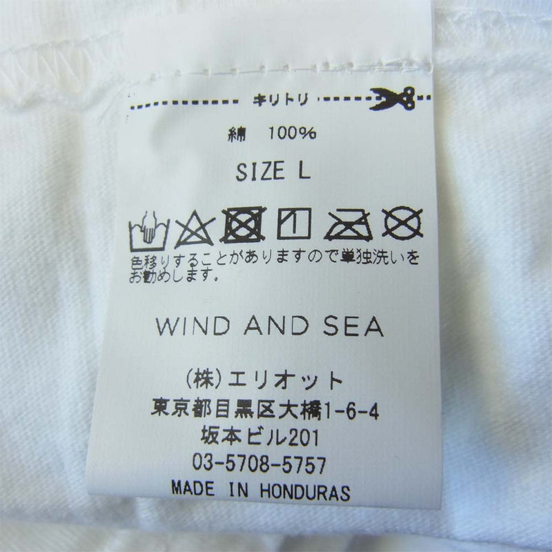 います】 WIND AND SEA - mark 限定 WIND AND SEA L/S T-shirts Mの