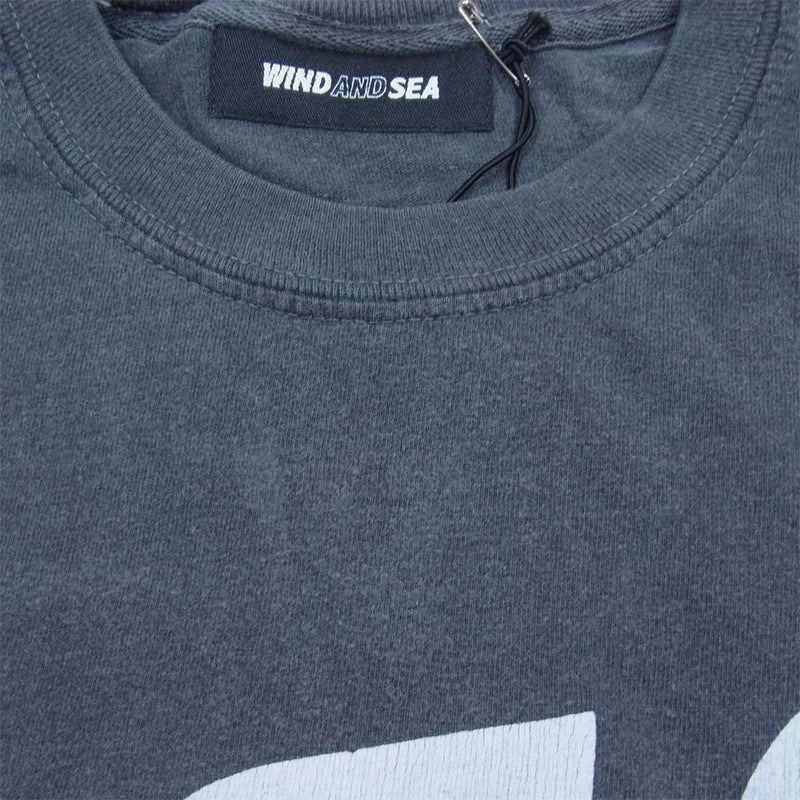 WIND AND SEA ウィンダンシー Crew neck　L  チャコール