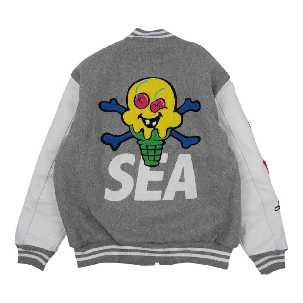 冬の華 WIND AND SEA ICECREAM WIND AND SEA VARSITY JACKET