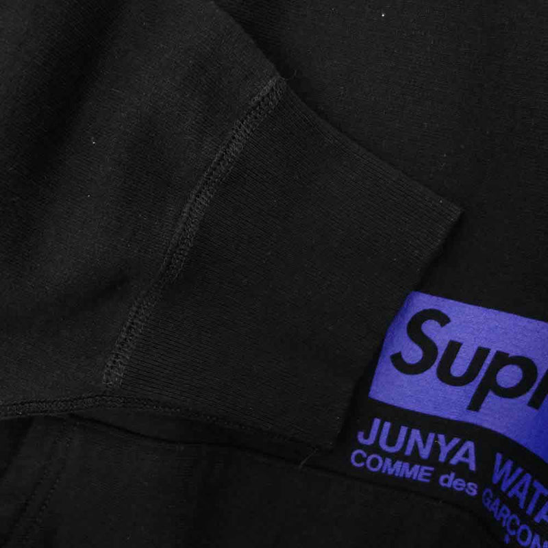 Supreme シュプリーム 未使用品 JUNYA WATANABE CDG MAN Hooded Sweatshirt ジュンヤワタナベ  コムデギャルソン パーカー ブラック系 L【極上美品】【中古】