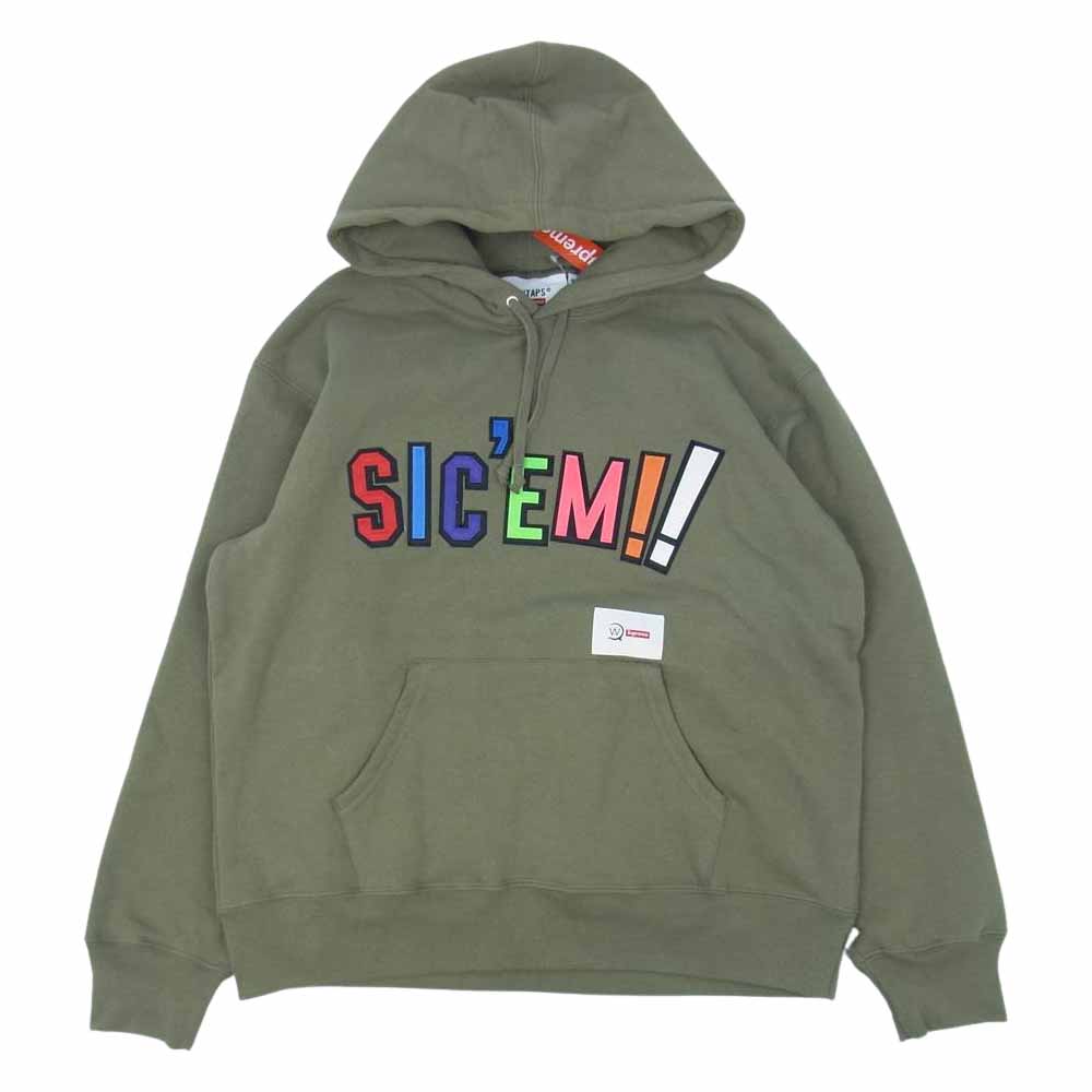 Supreme シュプリーム 21AW WTAPS Sic'em! Hooded Sweatshirt ダブル