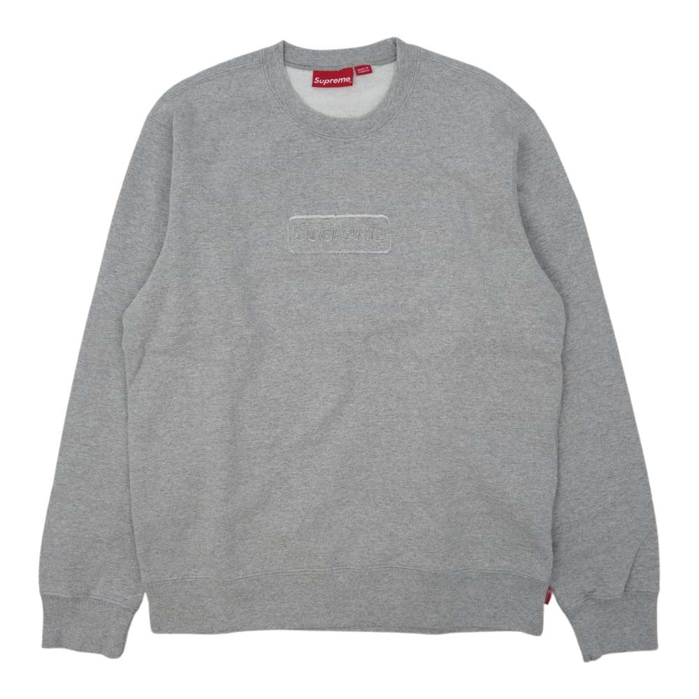 Supreme シュプリーム 20SS Cutout Logo Crowneck クルーネック