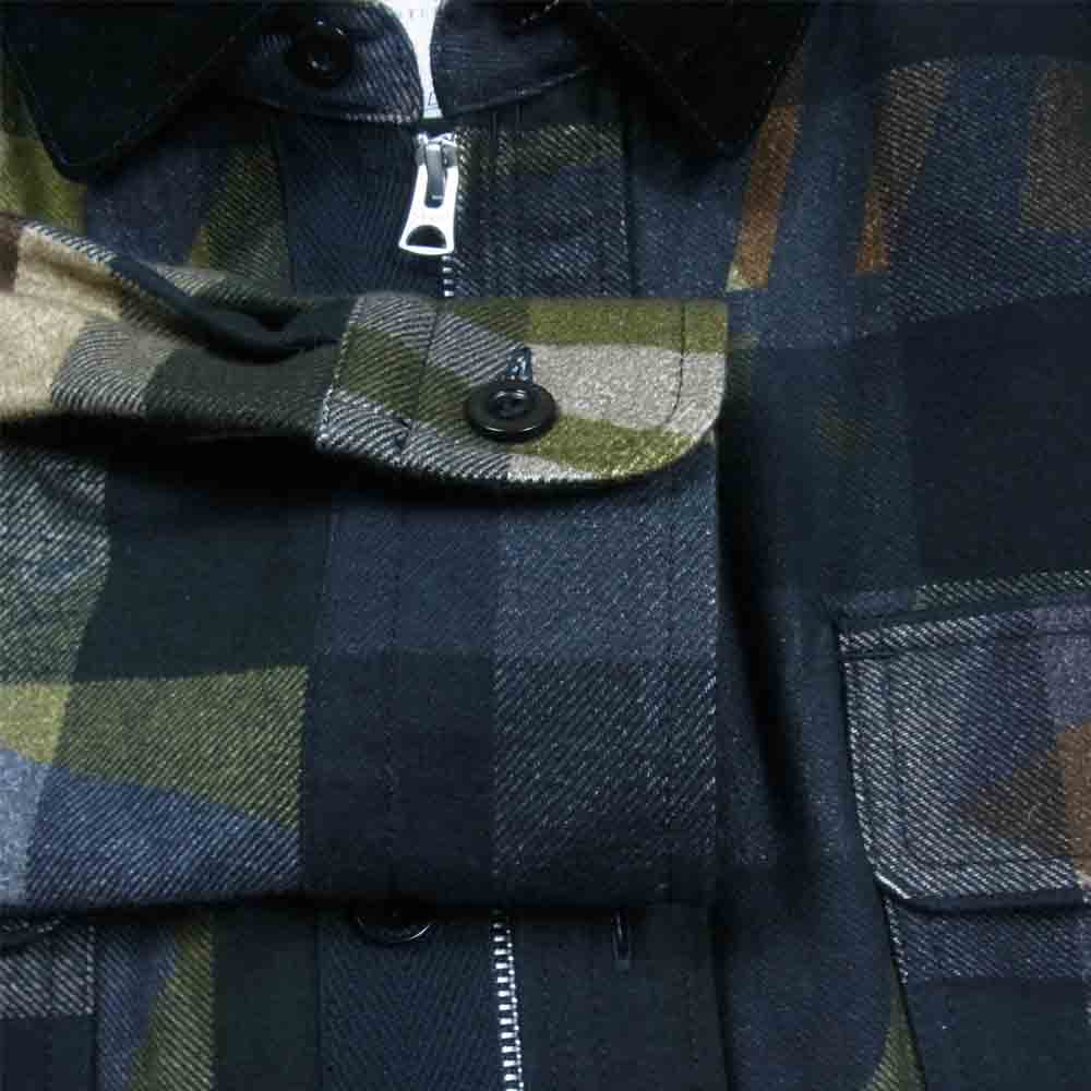 品揃え豊富で sacai × kaws plaid pullover サイズ1 ステッカー付き