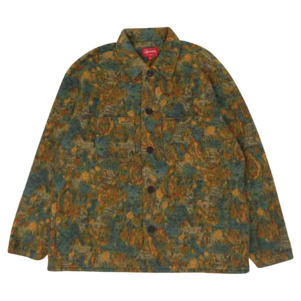 Supreme シュプリーム 21AW Paisley Fleece Shirt ペイズリー フリース