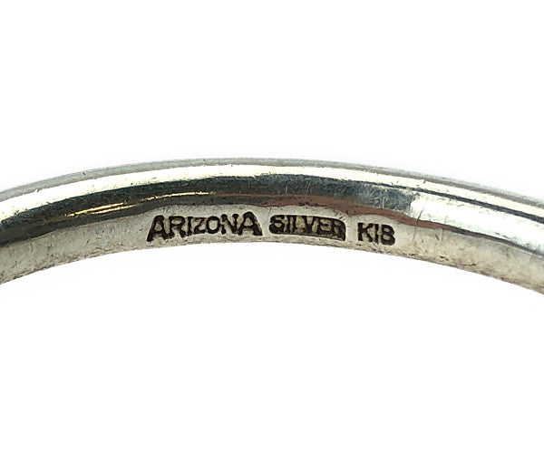 ARIZONA FREEDOM アリゾナフリーダム B-41a K18 太陽神 唐草 ノット バングル シルバー系【中古】