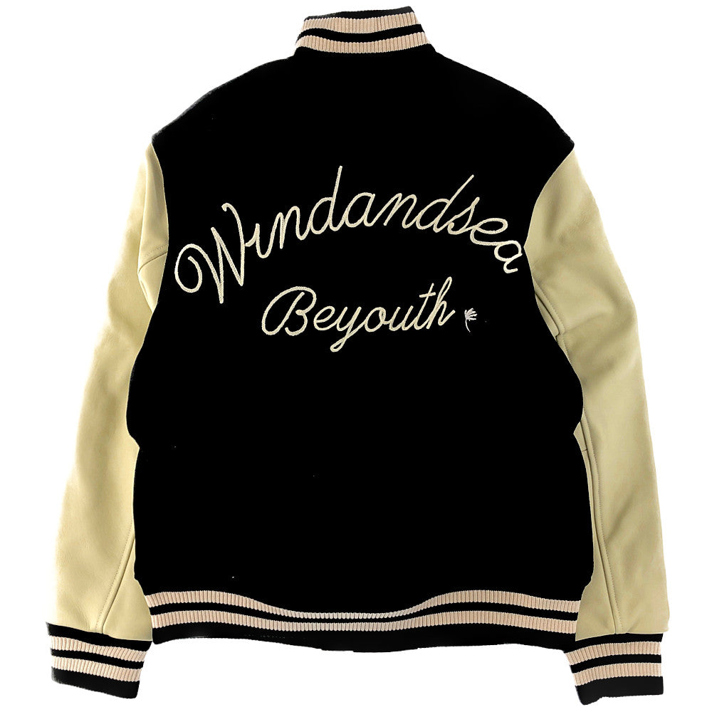 ＷＥＢ限定カラー有 WIND AND SEA BEYOUTH Varsity Jacket 3 - スタジャン