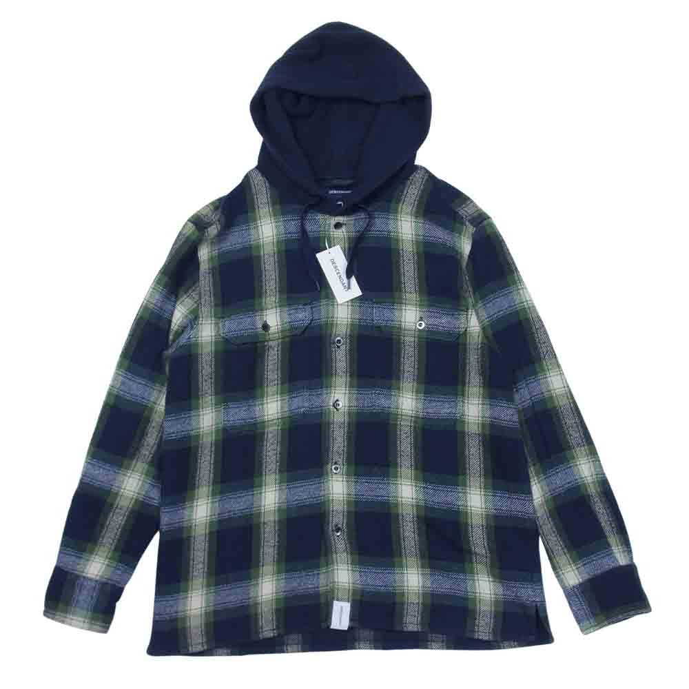 再×14入荷 DESCENDANT STONER HOODED LS SHIRT シャツパーカ