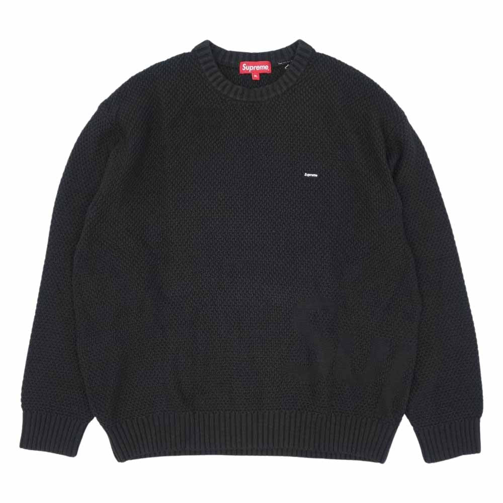 スモールボックスロゴ セーター 黒 XL - ニット/セーター