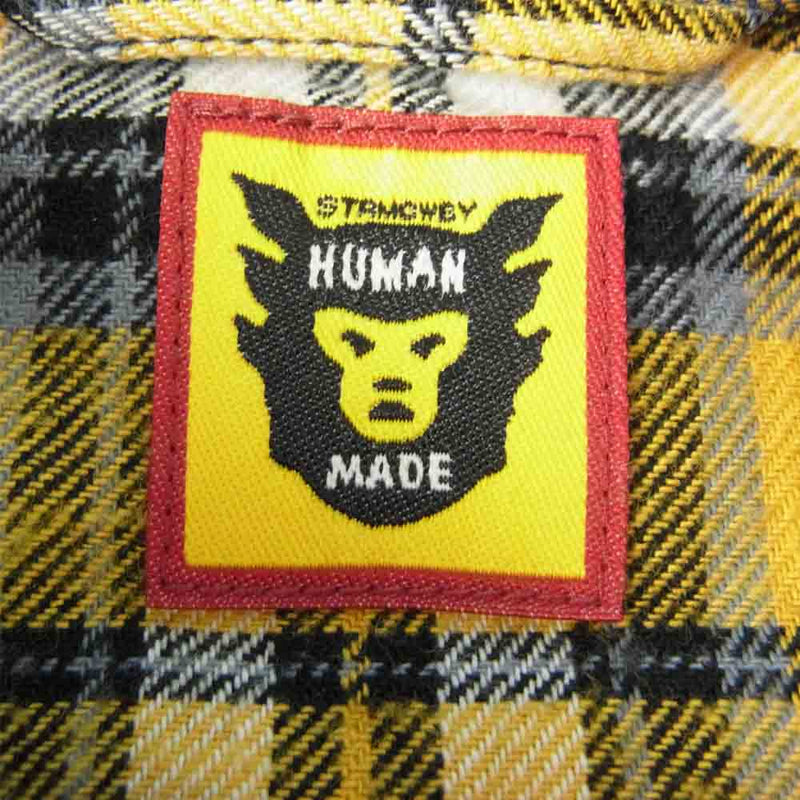 即納・全国送料無料 HUMAN ハート MADE Check Shirt HUMAN クレイジー