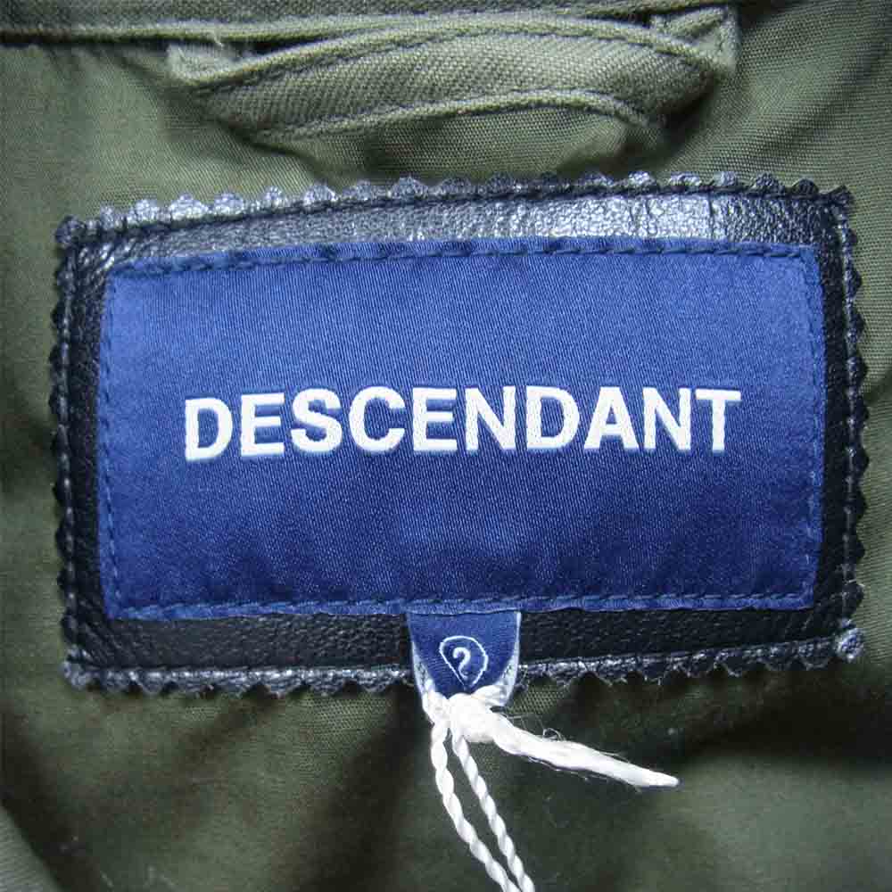 DESCENDANT ディセンダント 17AW 172WVDS-JKM01/OD2 1943 SATIN JACKET