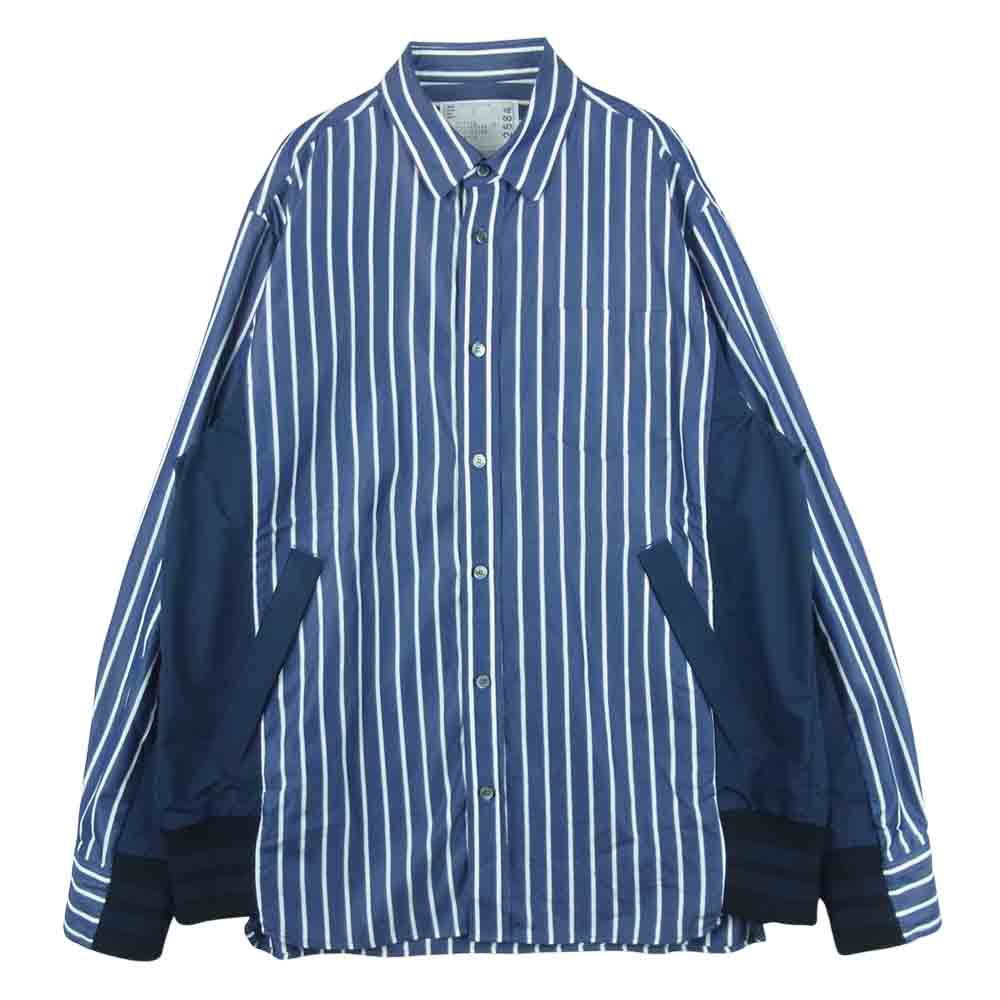 即納-96時間限定 Sacai 21AW Cotton Poplin Shirt ドッキング