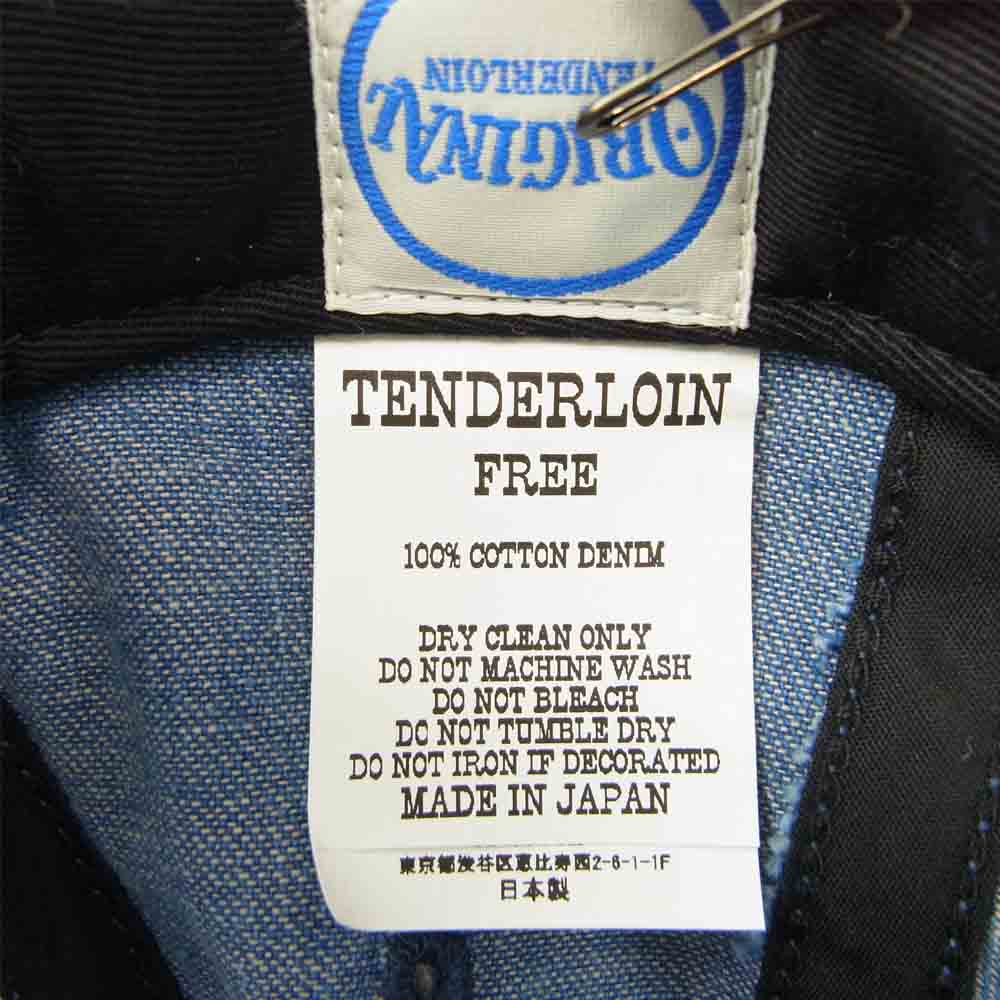 TENDERLOIN テンダーロイン ベースボールキャップ DENIM WASH