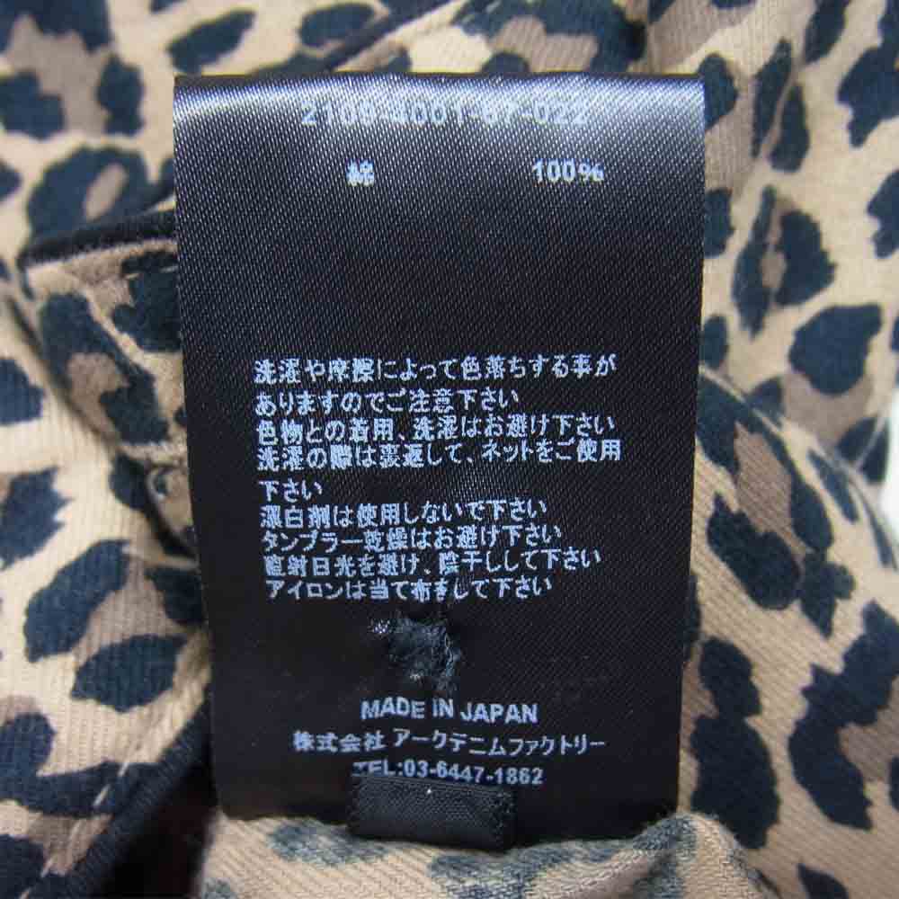 MINEDENIM マインデニム 21AW 2109-4001-67-022 FLANNEL LEOPARD