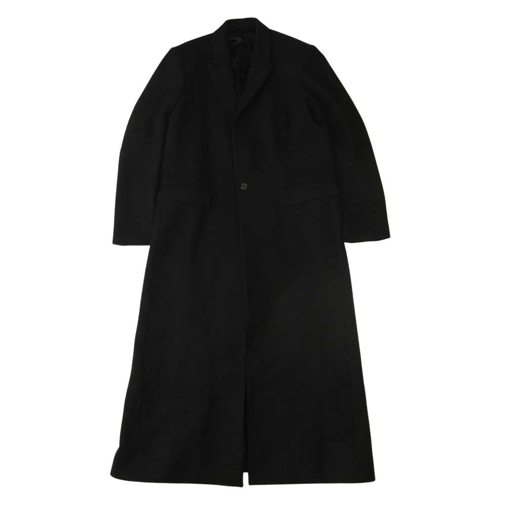 SHAREEF シャリーフ 19AW 19711007 WOOL LONG COAT ウール ロング チェスター コート ブラック系 2【中古】