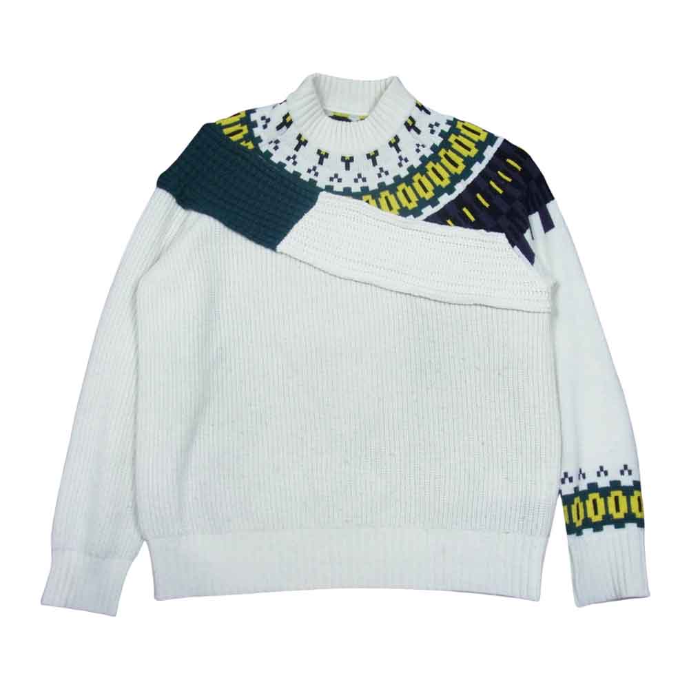 新品未使用 sacai Wool Knit Pullover オフホワイト-