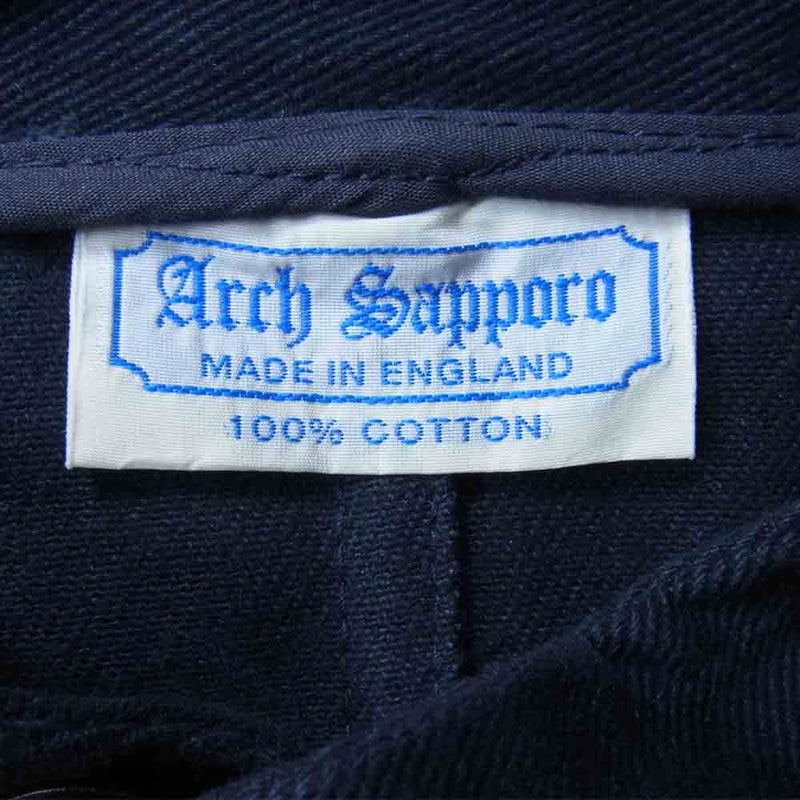 アーチ サッポロ BRITISH WORK JACKET ブリティッシュ ワーク ジャケット ネイビー系 S【中古】