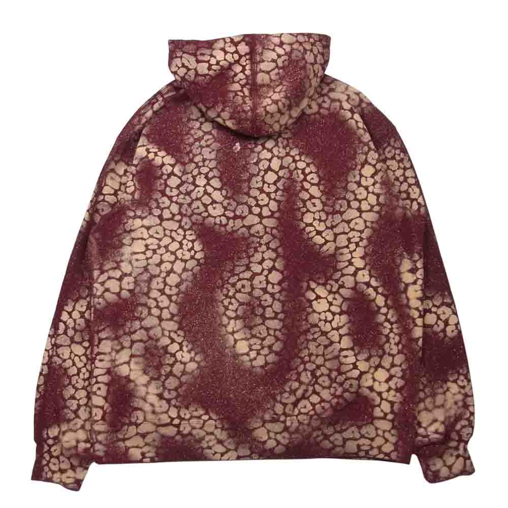 Supreme シュプリーム 21AW Bleached Leopard Hooded Sweatshirt