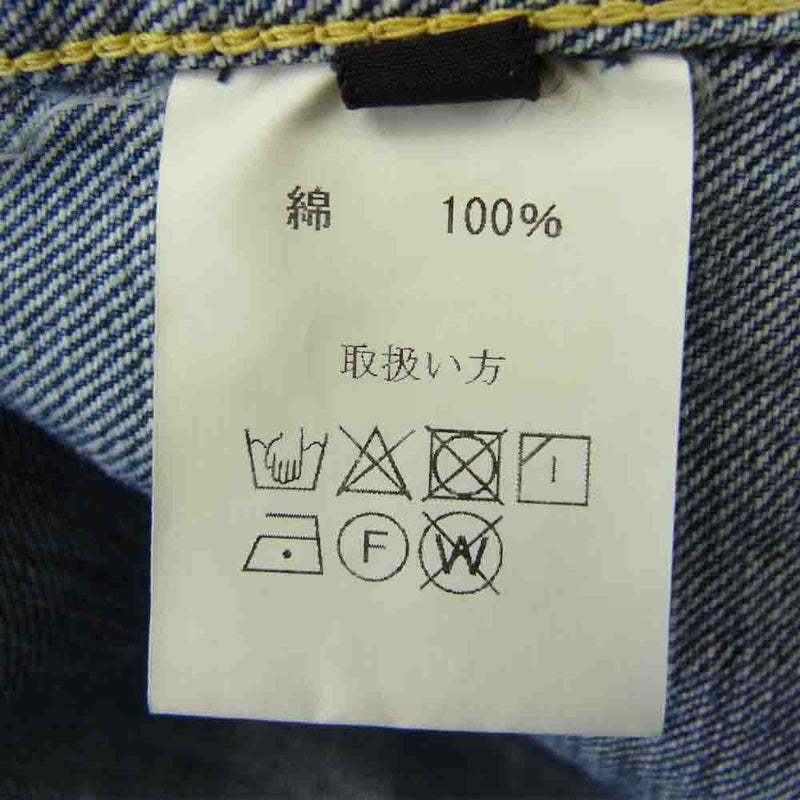 JELADO ジェラード 44DENIM JACKET VINTAGE FINISH ヴィンテージ加工 デニム ジャケット インディゴブルー系  M【中古】