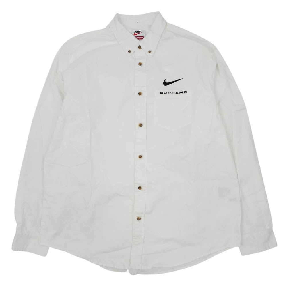 Supreme Nike Cotton Twill Shirt Mサイズ | www.angeloawards.com