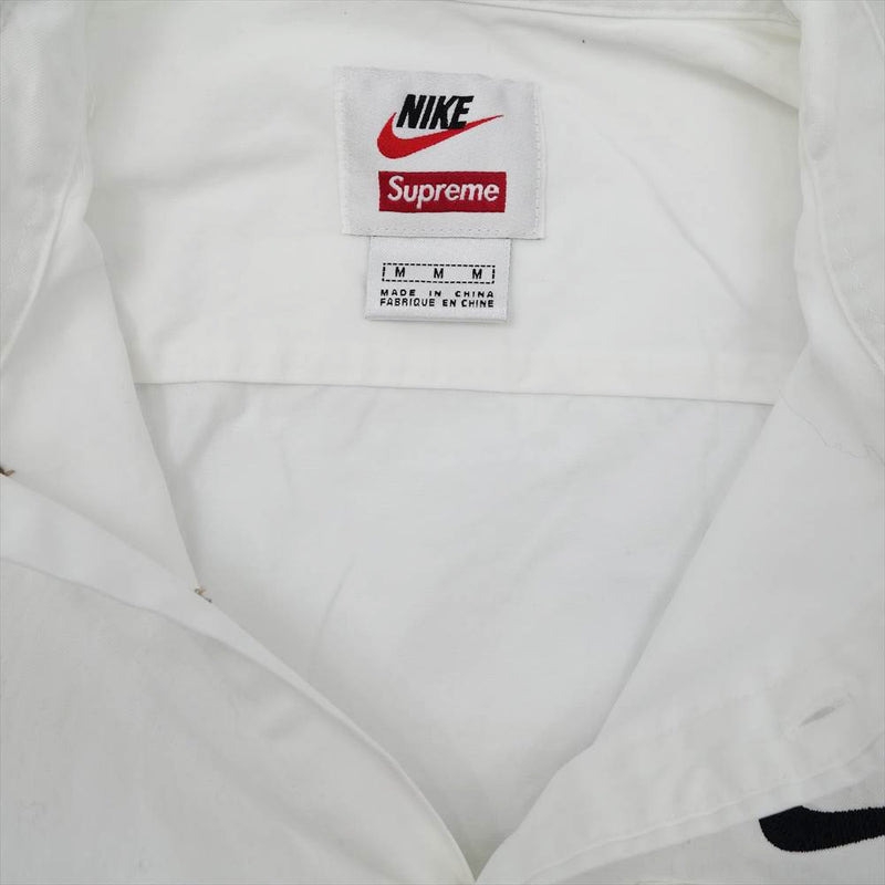 SUPREME × NIKE コラボ Twill Shirt 期間限定特価品