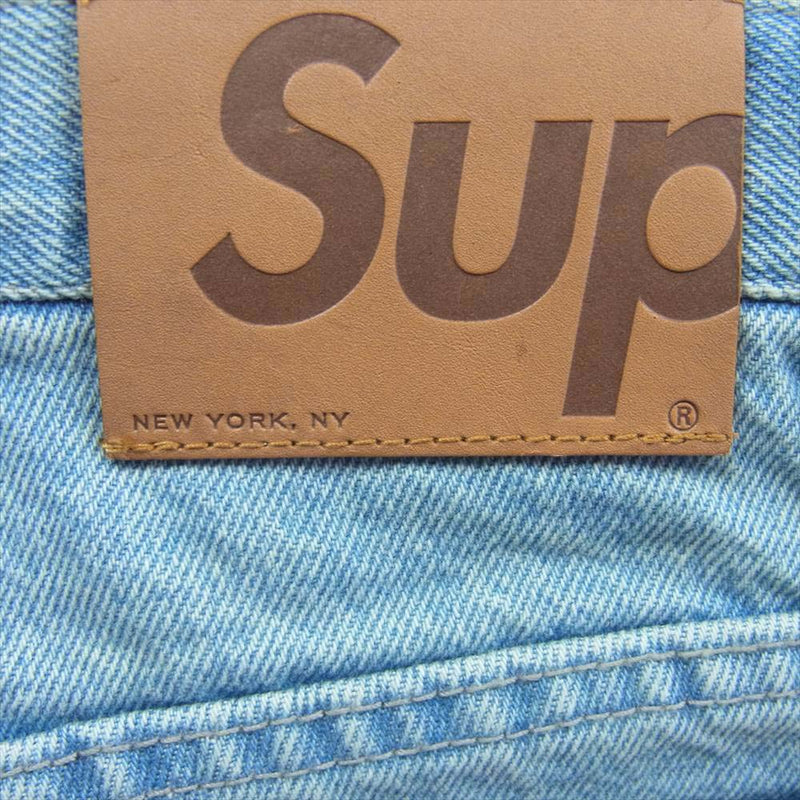 Supreme Inset Logo ジーンズ メンズ | punkinfutz.com