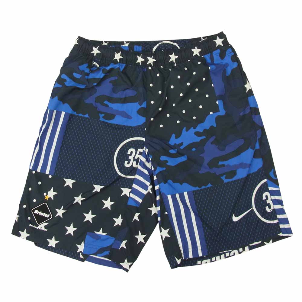 F.C.R.B. エフシーアールビー 823122-450 × NIKE ナイキ WOVEN PRACTICE SHORTS ウーブン プラクティス  ショーツ ハーフ パンツ マルチカラー系 S【中古】