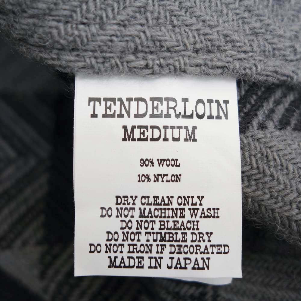 未使用品！ TENDERLOIN メルトン CPO ジャケット ブルー 青黒 L