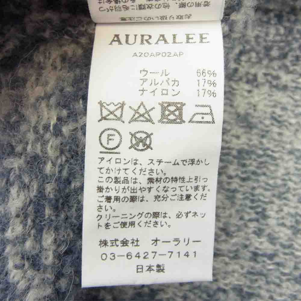 AURALEE オーラリー 20AW A20AP02AP WOOL ALPACA FELT KNIT P/O