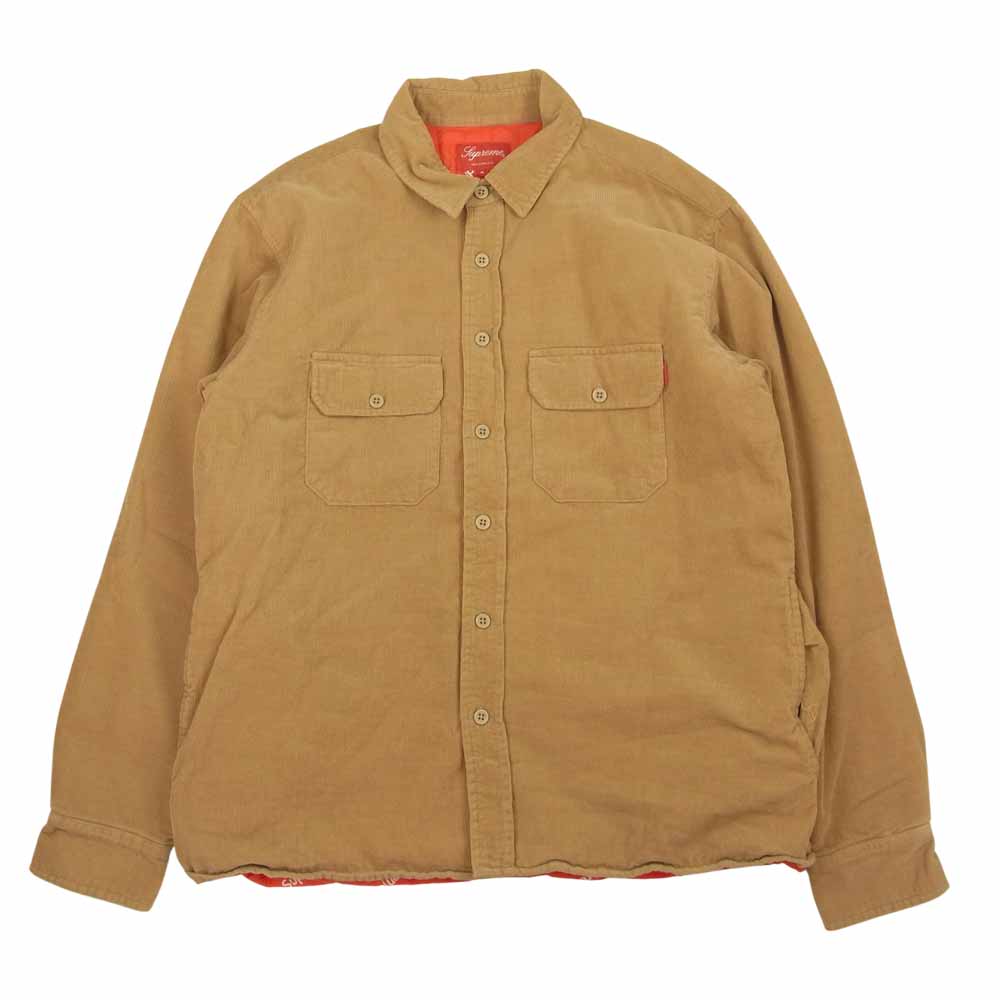 桜 印 Supreme Corduroy Shirt コーデュロイ ブラウン 22SS | www