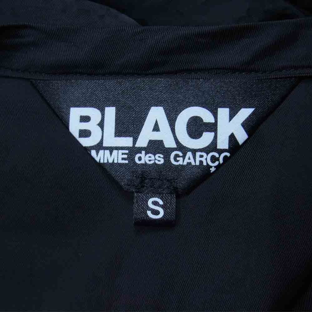安い コムデギャルソン バック刺繍 BLACK COMME des ライナー GARCONS
