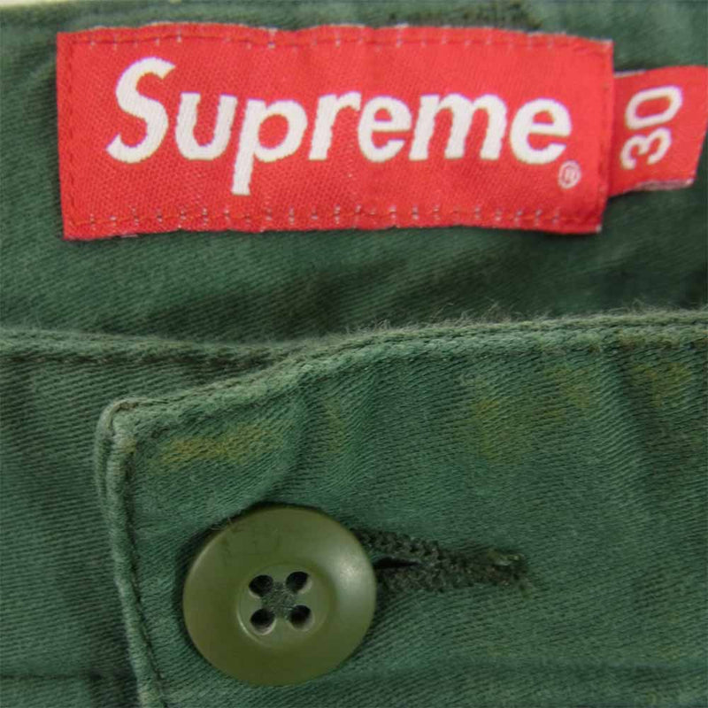 Supreme シュプリーム 15AW Cargo Pant カーゴ パンツ カーキ系 30【中古】