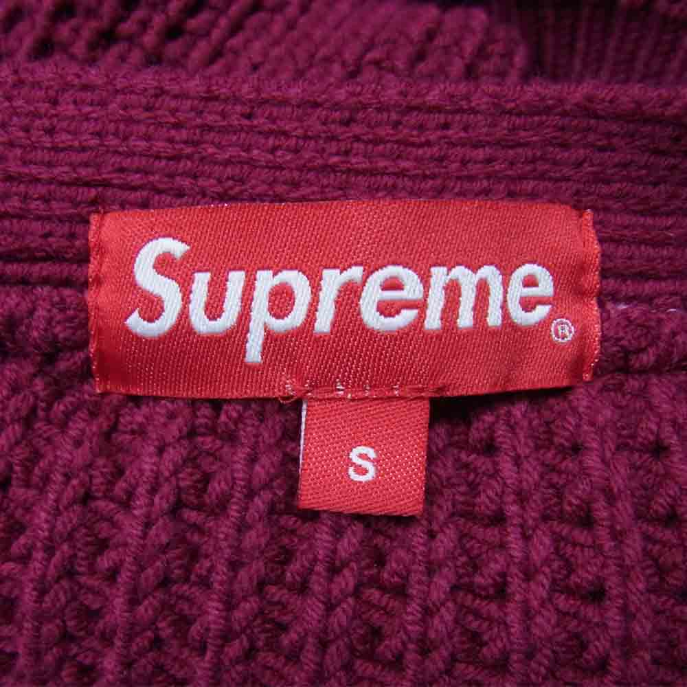 Supreme シュプリーム 15SS Waffle Cardigan ワッフル カーディガン