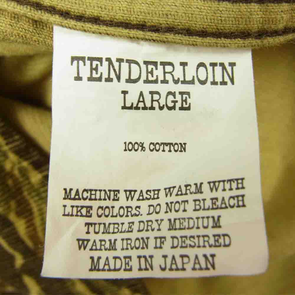 激安アウトレット!】 TENDERLOIN タイガーカモ コーデュロイシャツ